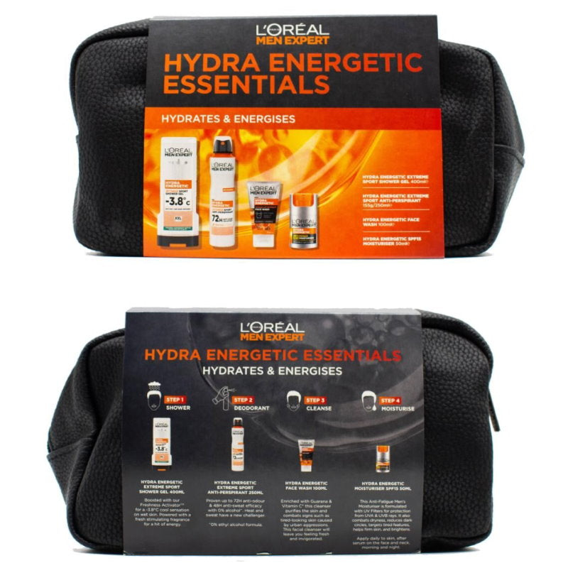 3x L'Oreal Paris Men Expert Hydra Energetic Essentials 4 Pack