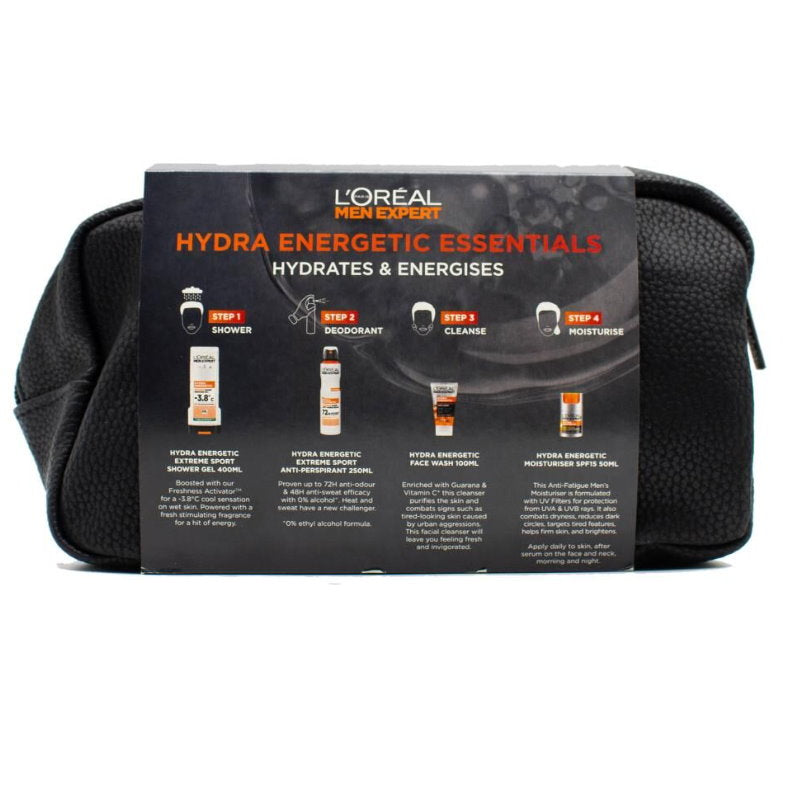10x L'Oreal Paris Men Expert Hydra Energetic Essentials 4 Pack
