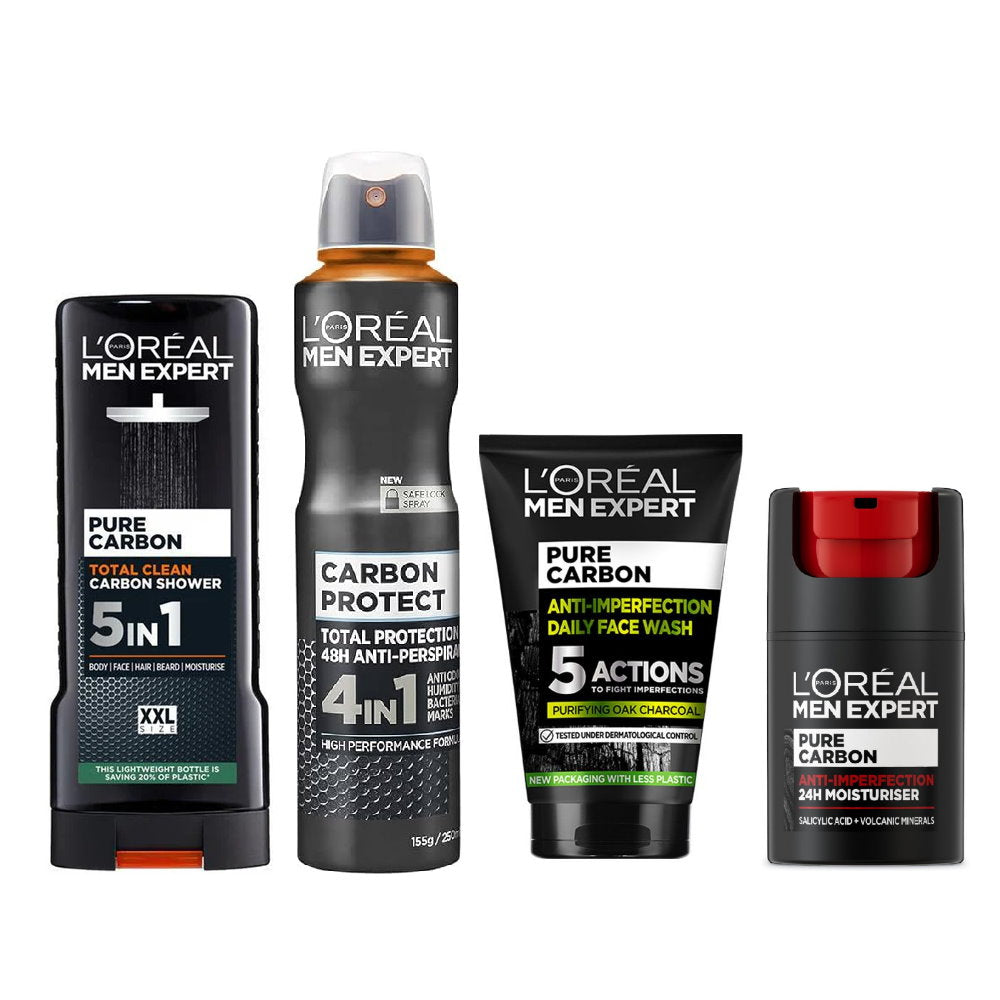 L'Oreal Paris Men Expert Pure Carbon Essentials 5 Piece Set