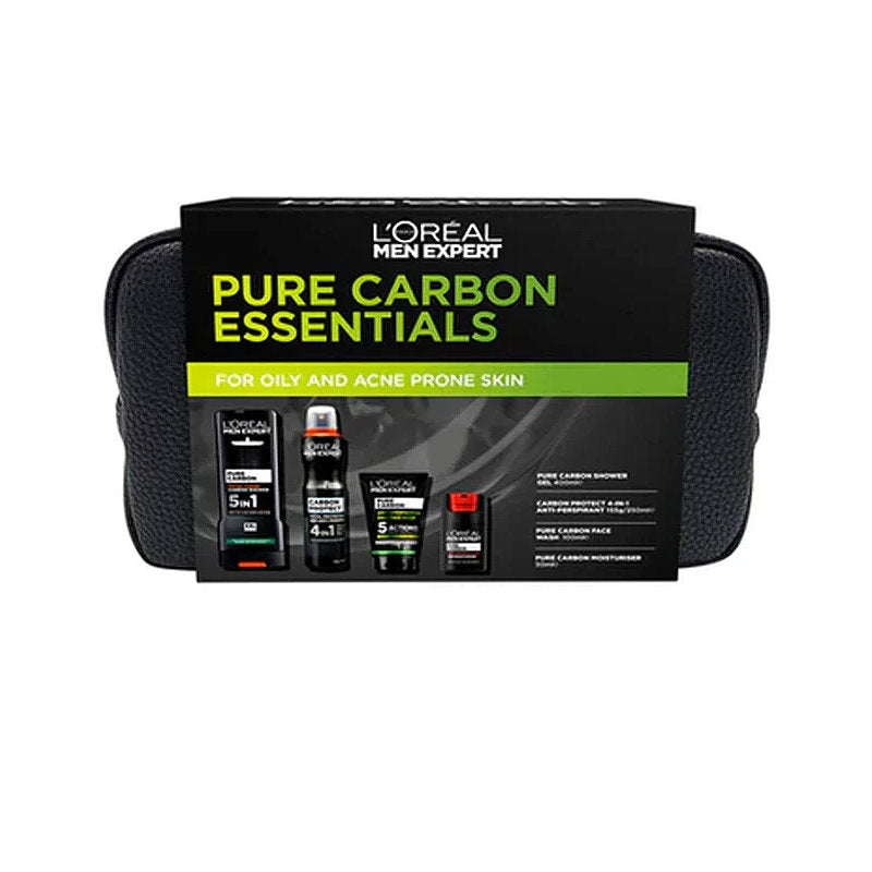 6x L'Oreal Paris Men Expert Pure Carbon Essentials 5 Piece Set