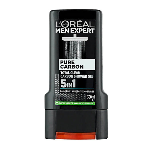 L'Oreal Paris Men Expert Total Clean Carbon Shower Gel 300ml