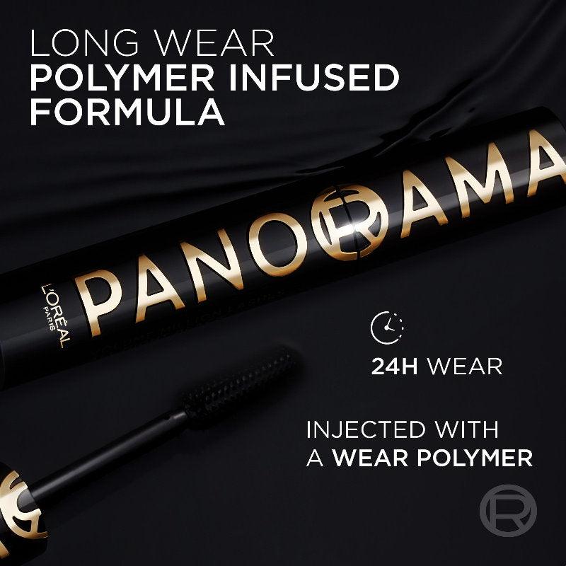 3x L'Oreal Paris Panorama Mascara All Night Black