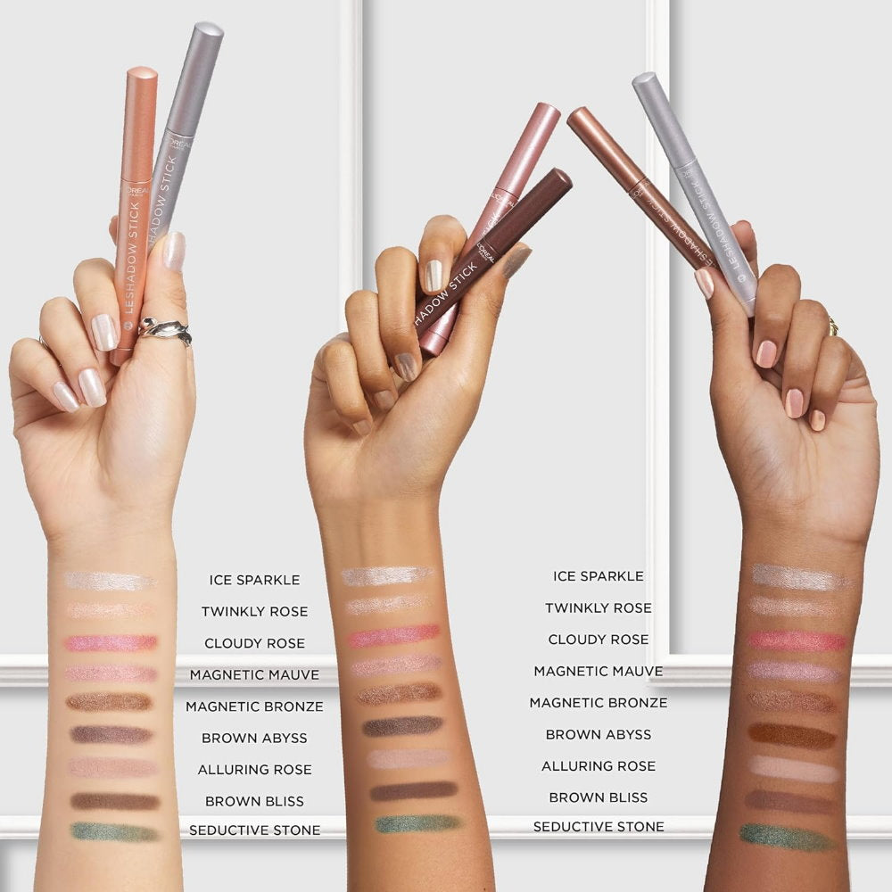 3x L'Oreal Paris Paradise Le Shadow Stick 1.4g 115 Twinkly Rose