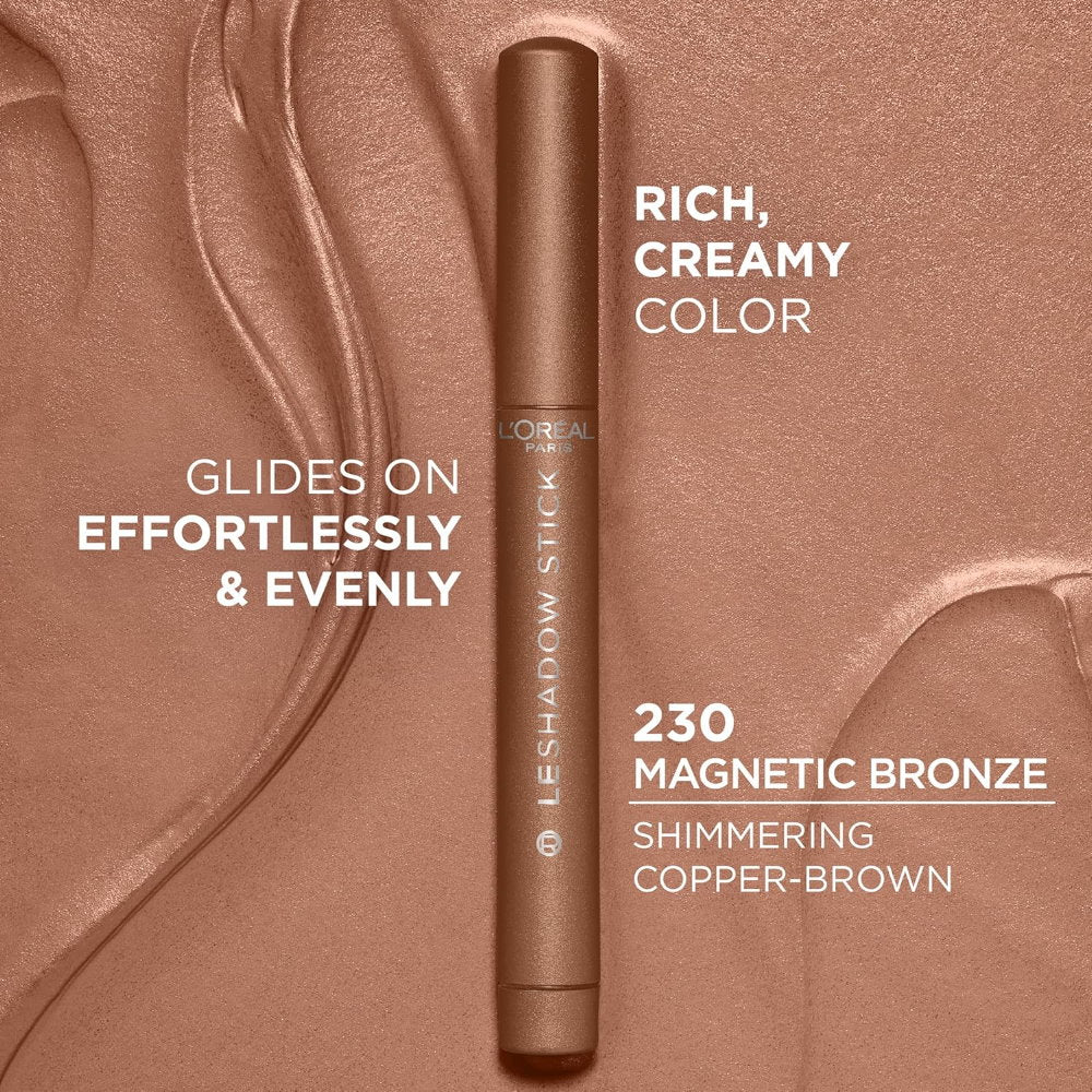 3x L'Oreal Paris Paradise Le Shadow Stick 1.4g 230 Magnetic Bronze