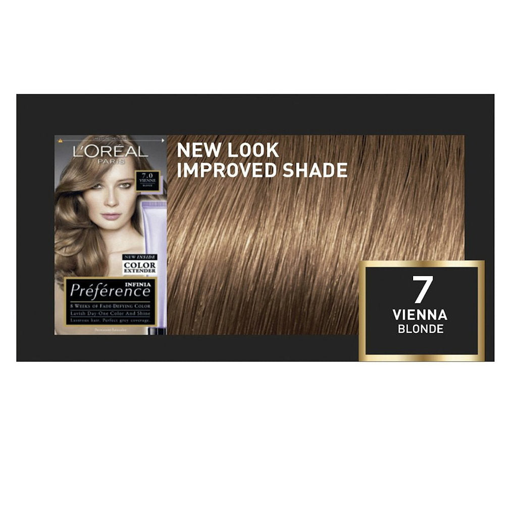 27x L'Oreal Paris Preference Permanent Hair Colour 7 Vienna Blonde