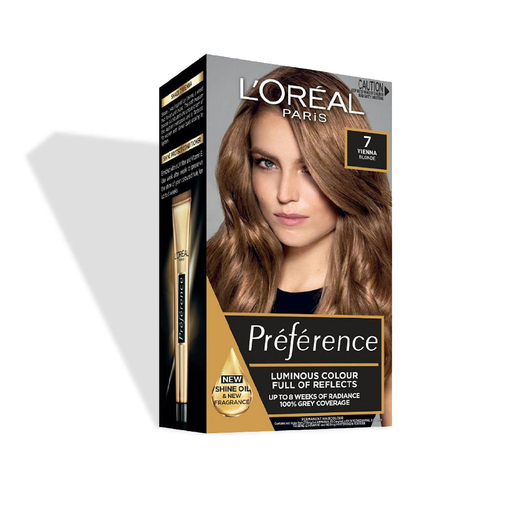 L'Oreal Paris Preference Permanent Hair Colour 7 Vienna Blonde