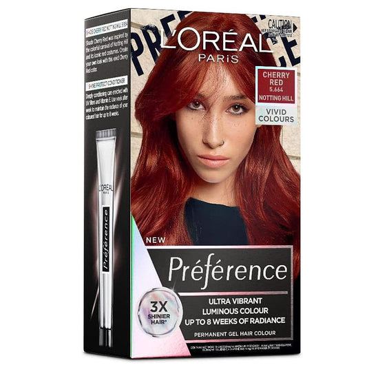 L'Oreal Paris Preference Vivids Permanent Hair Colour 5.664 Cherry Red Notting Hill