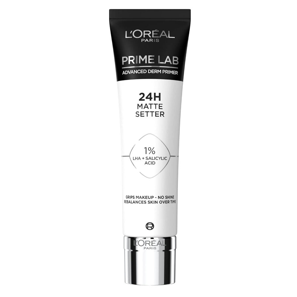 2pk SET L'Oreal Paris Prime Lab 24 Hour Matte Setter Primer plus Pore Minimizer Primer