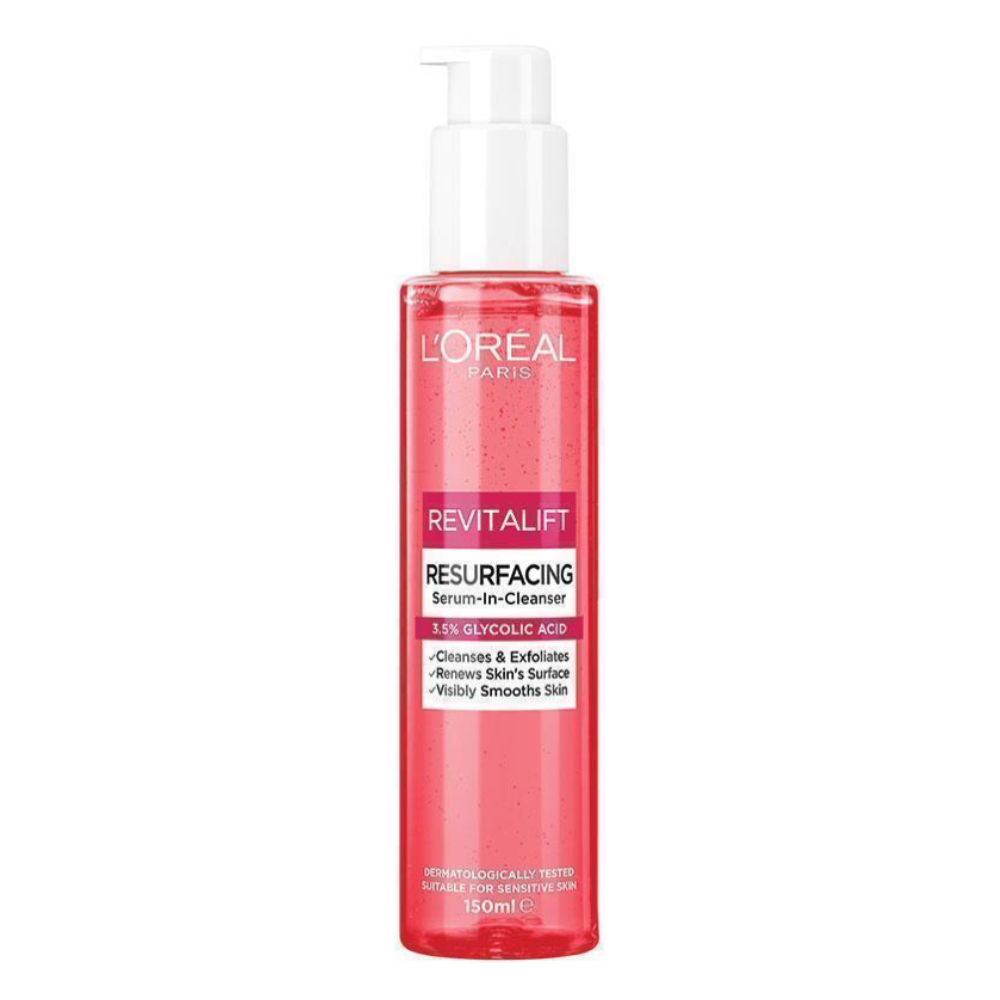 3x L'Oreal Paris Revitalift Resurfacing Serum in Cleanser 150ml