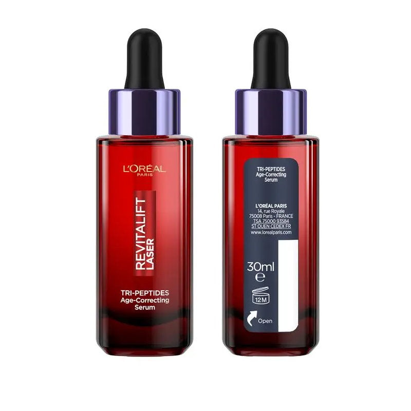 3x L'Oreal Paris Revitalift Tri-Peptides Laser Serum 50ml