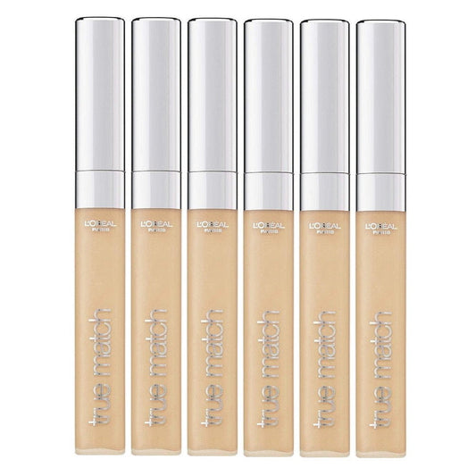 6x L'Oreal Paris True Match Concealer 6.8ml 3N Creamy Beige