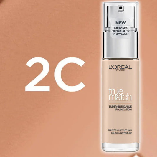 L'Oreal Paris True Match Liquid Foundation 2R - 2C Cool Rose