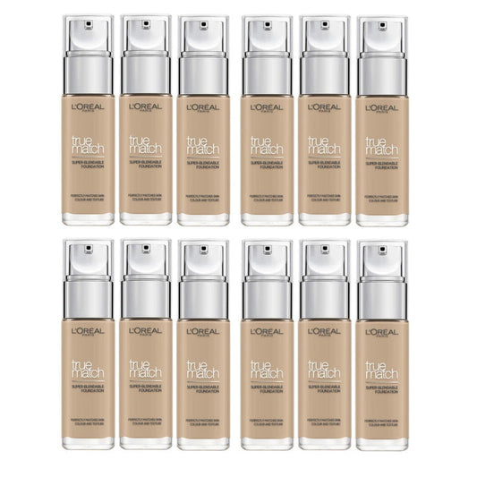 12pk LOreal Paris True Match Liquid Foundation 2.N Neutral