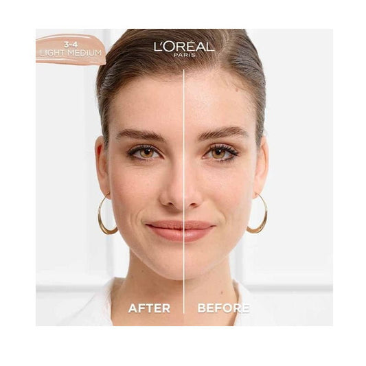 L'Oreal Paris True Match Nude Plumping Tinted Serum 30ml 3-4 Light Medium