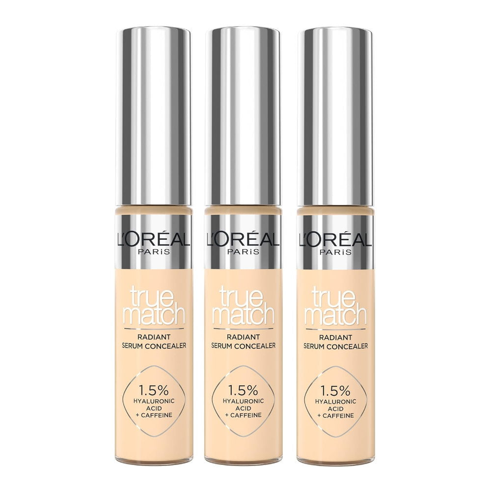 3pk L'Oreal Paris True Match Radiant Serum Concealer - 4N Light Medium