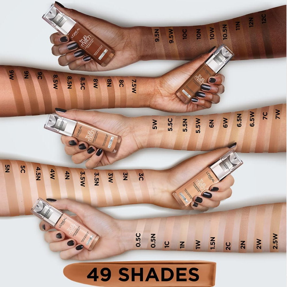 3x L'Oreal Paris True Match Liquid Foundation 2.N Neutral