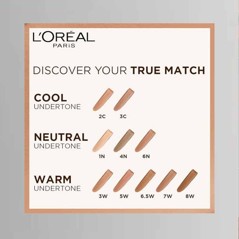 12x L'Oreal Paris True Match Liquid Foundation 3.D/3.W Warm Undertone