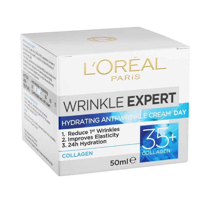 L'Oreal Paris Wrinkle Expert Hydrating Collagen Anti Wrinkle Day Cream 35+ 50mL