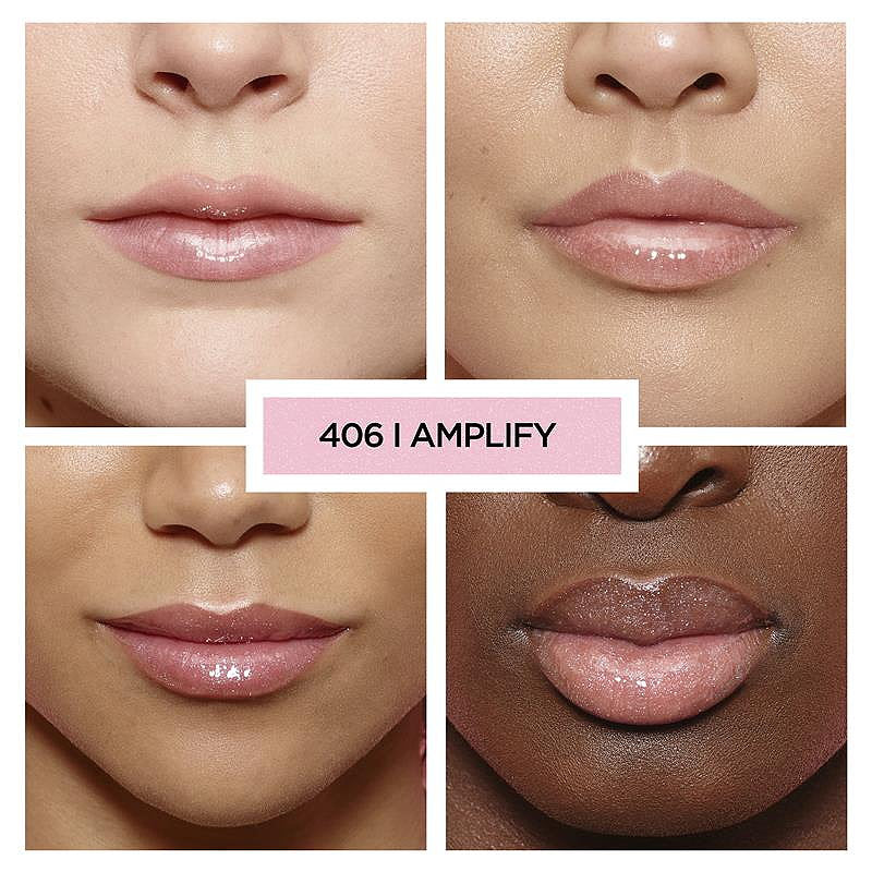 6x L'Oreal Paris Glow Paradise Plumping Lip Gloss 7ml 406 I Amplify