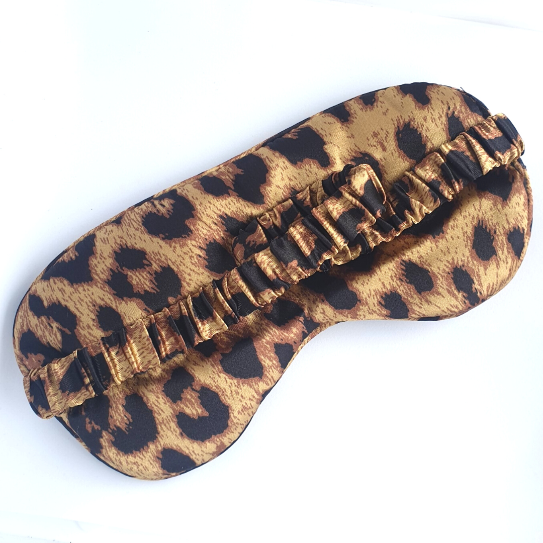 Gift Box - Rosy Lane Leopard Sleep Eye Mask - Super Soft