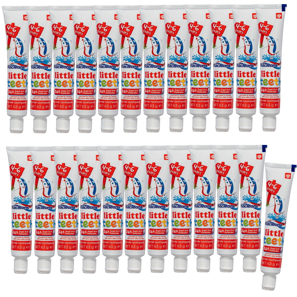 24pk Macleans Little Teeth Toothpaste 4-6 years - Makeup Warehouse Australia 