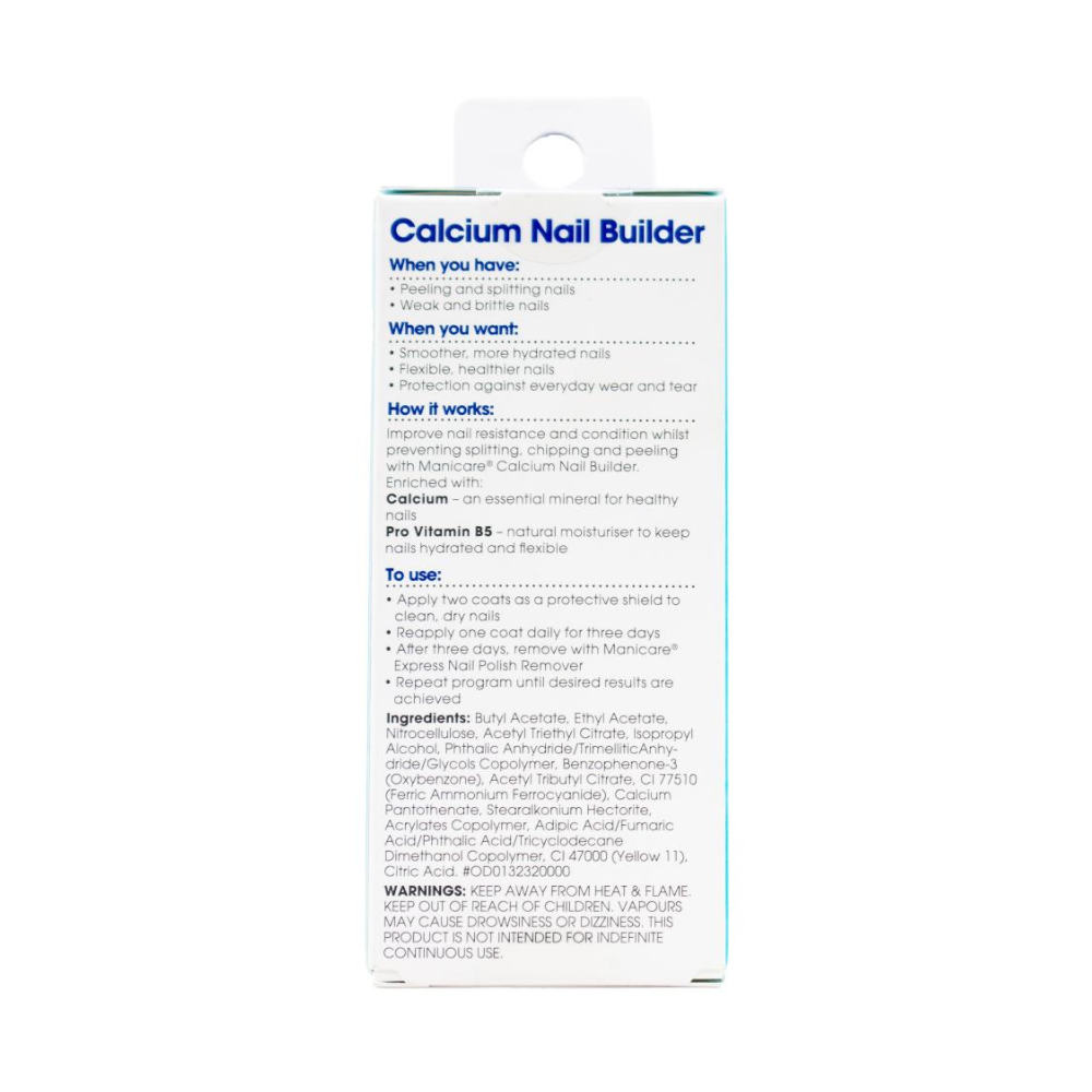 6x Manicare Calcium Nail Builder Conditioning Treatment 12mL