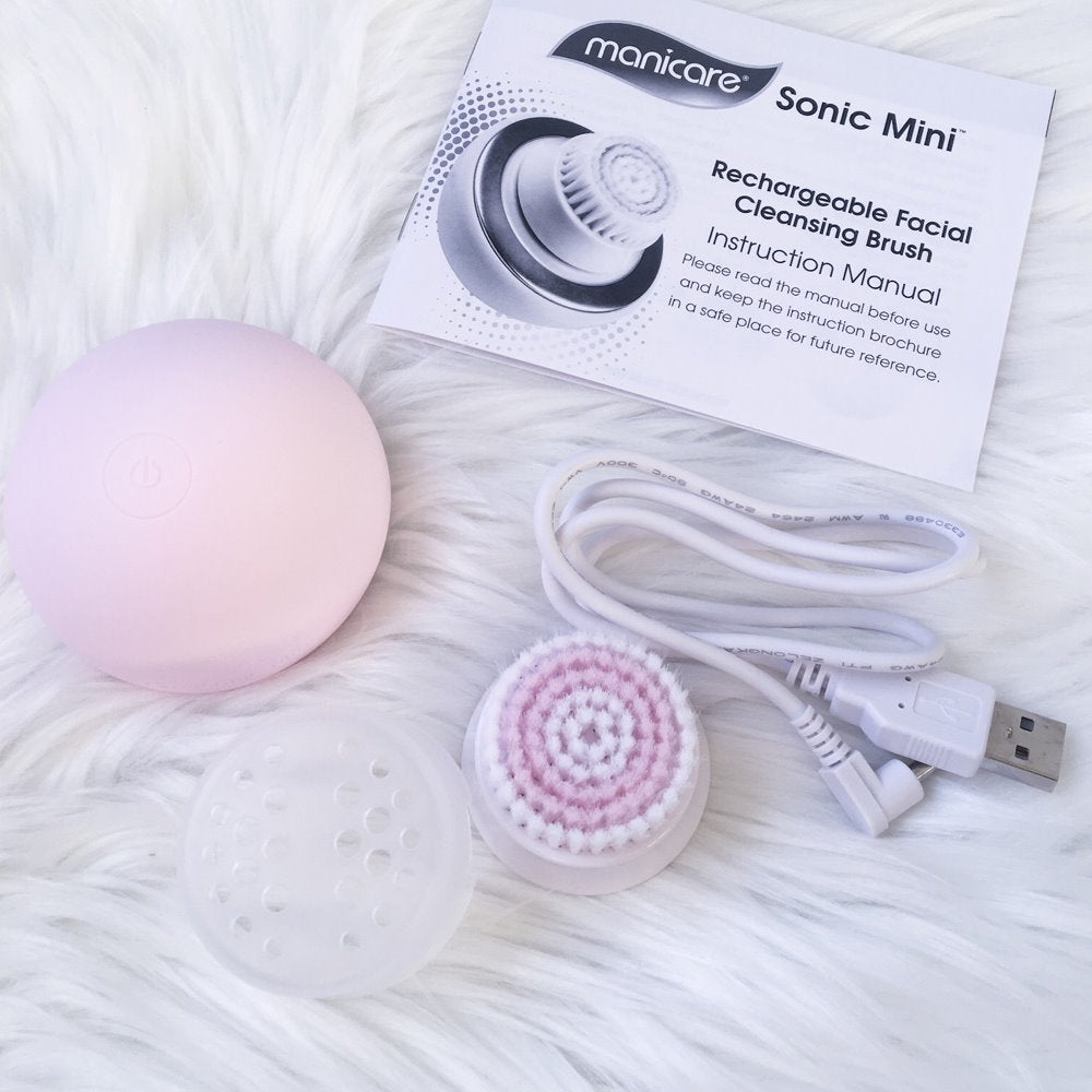 3x Manicare Sonic Mini Facial Cleanser - Rechargeable