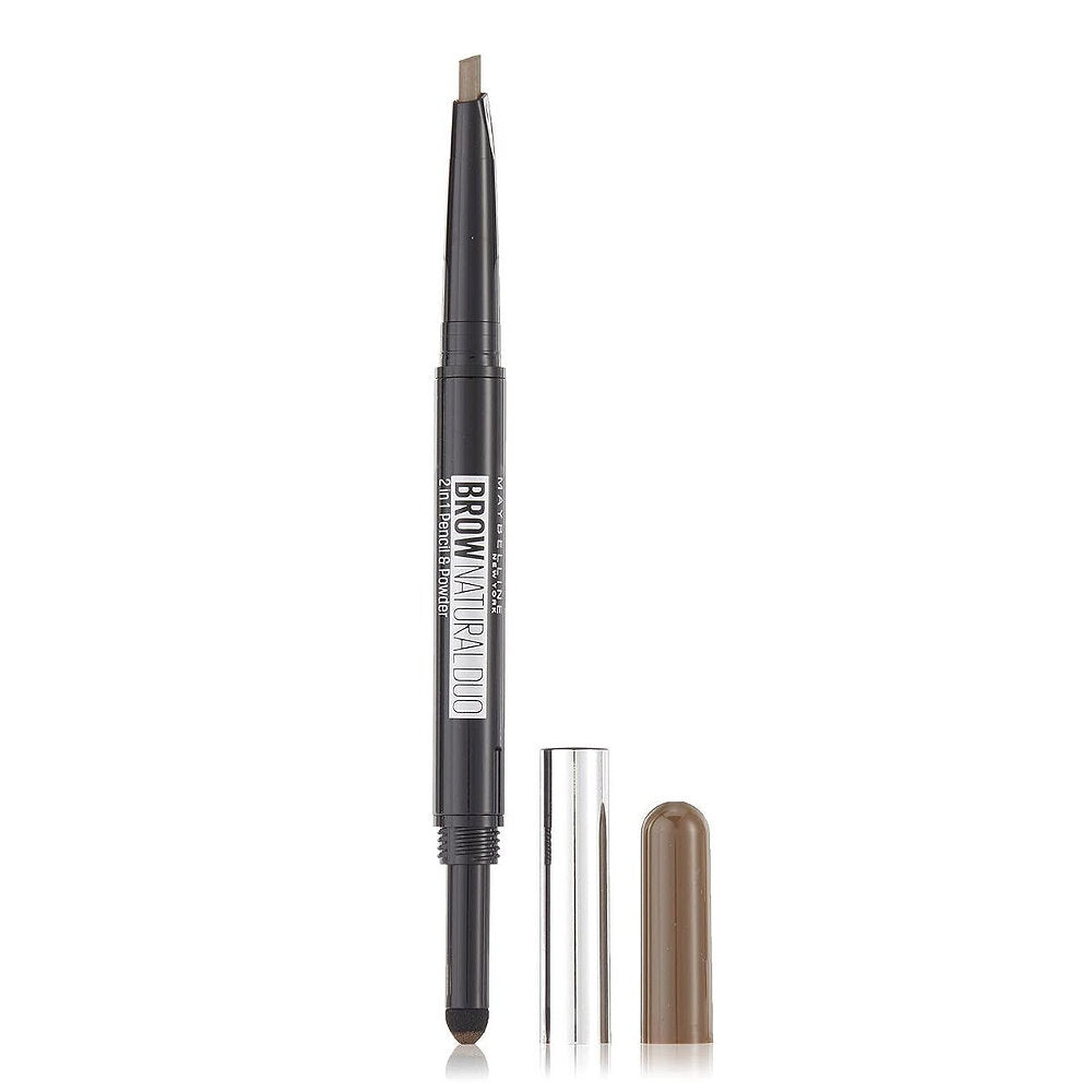 2pk SET Maybelline Brow Natural Duo Define Deep Brown and Tattoo Brow 262 Black Brown