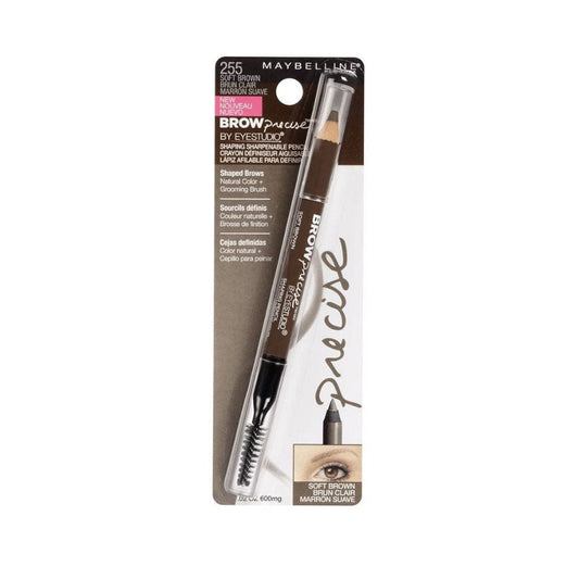 3 x Maybelline Brow Precise Eyebrow Pencil 255 Soft Brown