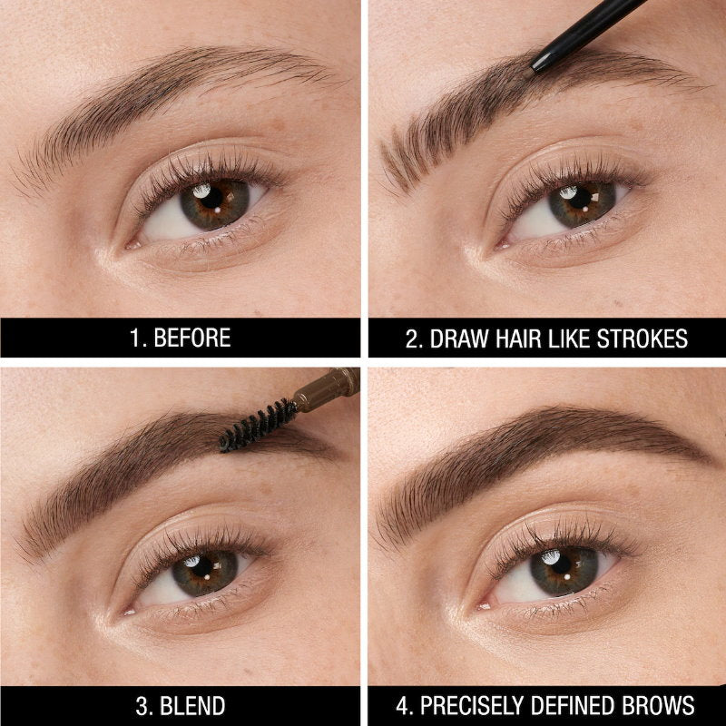 3x Maybelline Brow Ultra Slim Eyebrow Pencil 06 Black Brown