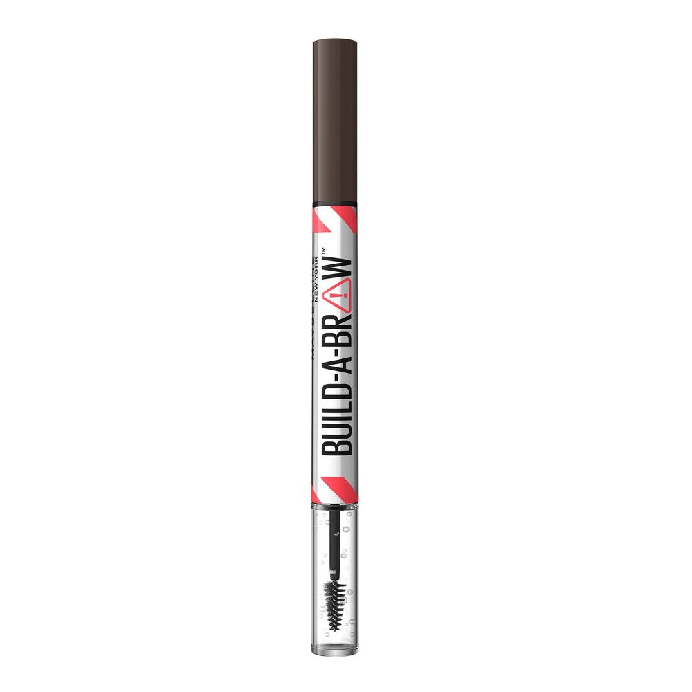 3x Maybelline Build A Brow 2 in 1 Pen Sealing Gel Eyebrow 260 Deep Brown