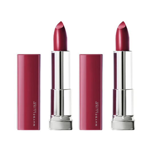 2x Maybelline Color Sensational Cream Lipstick 388 Plum For Me 4.2g