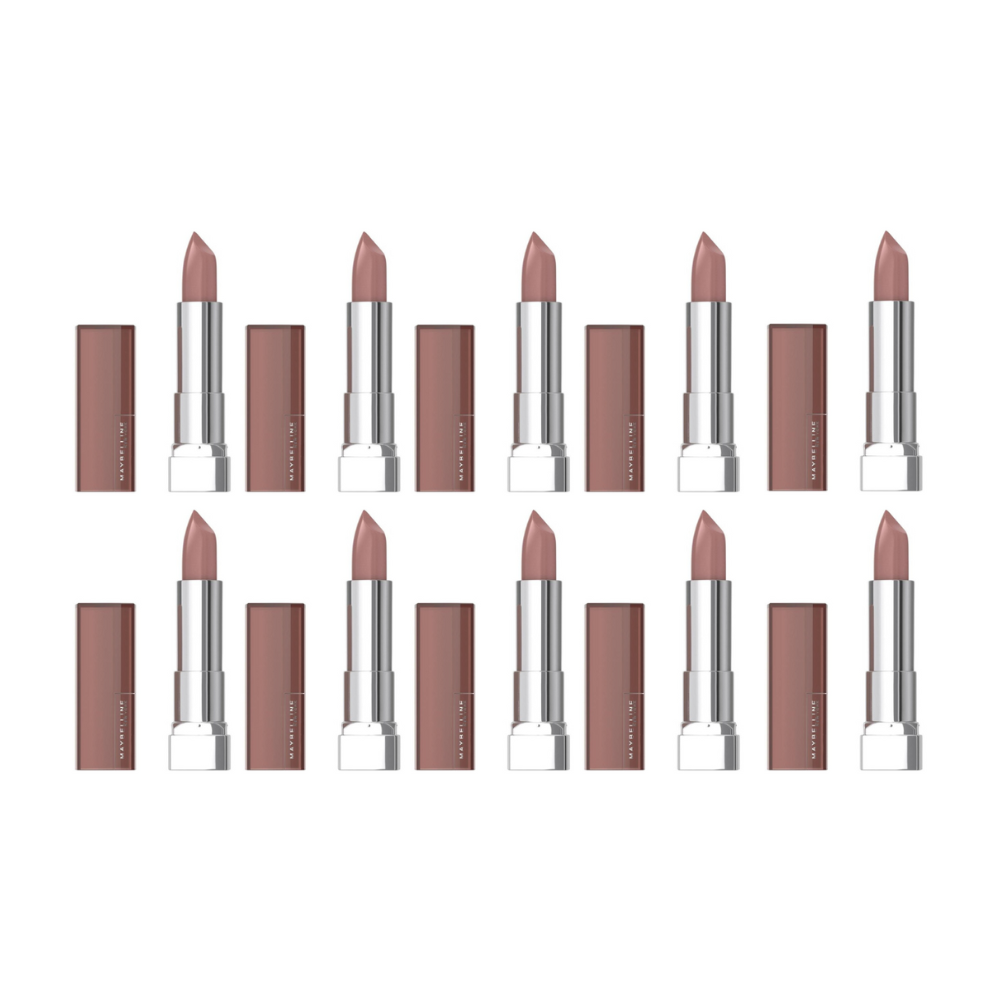 10x Maybelline Color Sensational Cream Lipstick 4.2g 940 Touchable Taupe