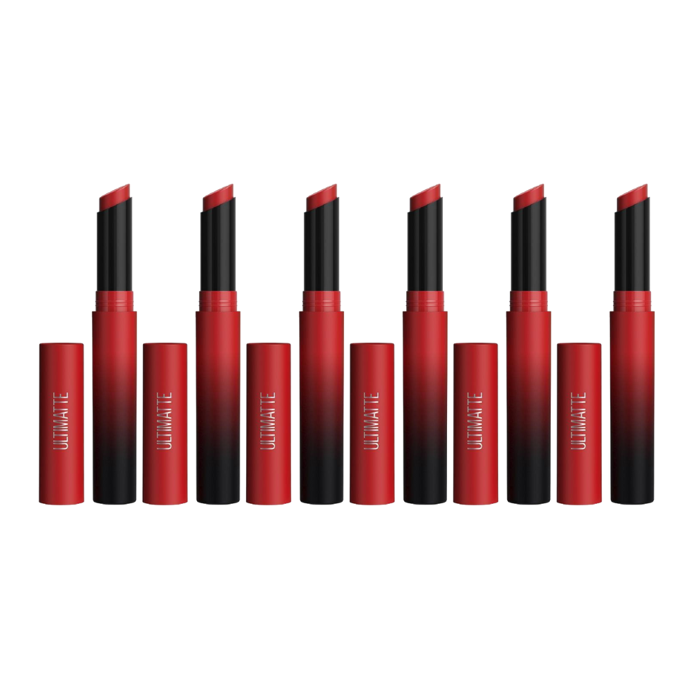 6pk Maybelline Color Sensational Ultimatte Matte Slim Lipstick 199 More Ruby - Makeup Australia Buy Now