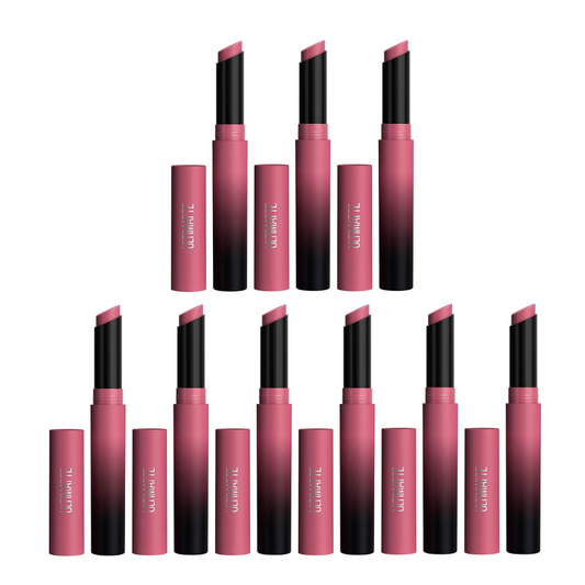 9x Maybelline Color Sensational Ultimatte Matte Slim Lipstick 599 More Mauve