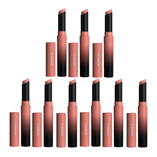 9x Maybelline Color Sensational Ultimatte Matte Slim Lipstick 699 More Buff