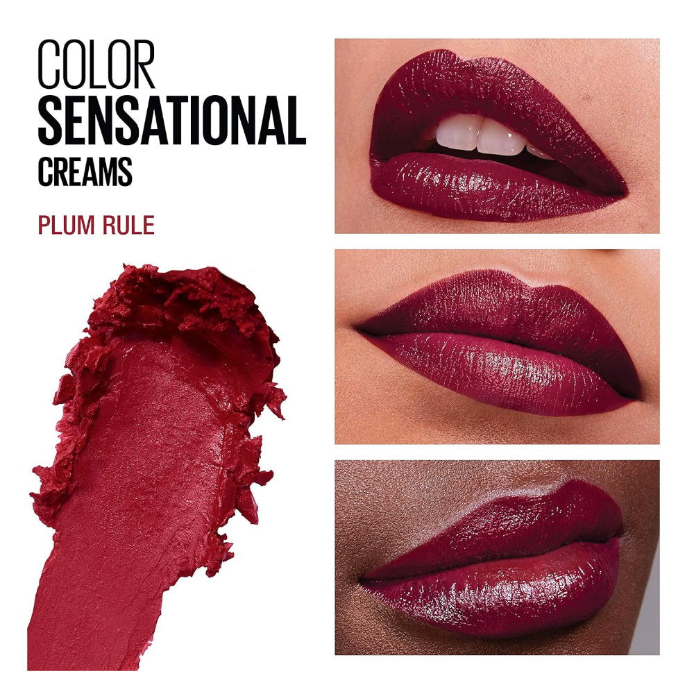 Maybelline Color Sensational the Creams Lipstick 411 Plum Rule