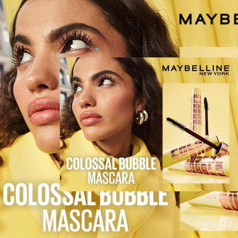 Maybelline Colossal Bubble Washable Mascara 10ml Black