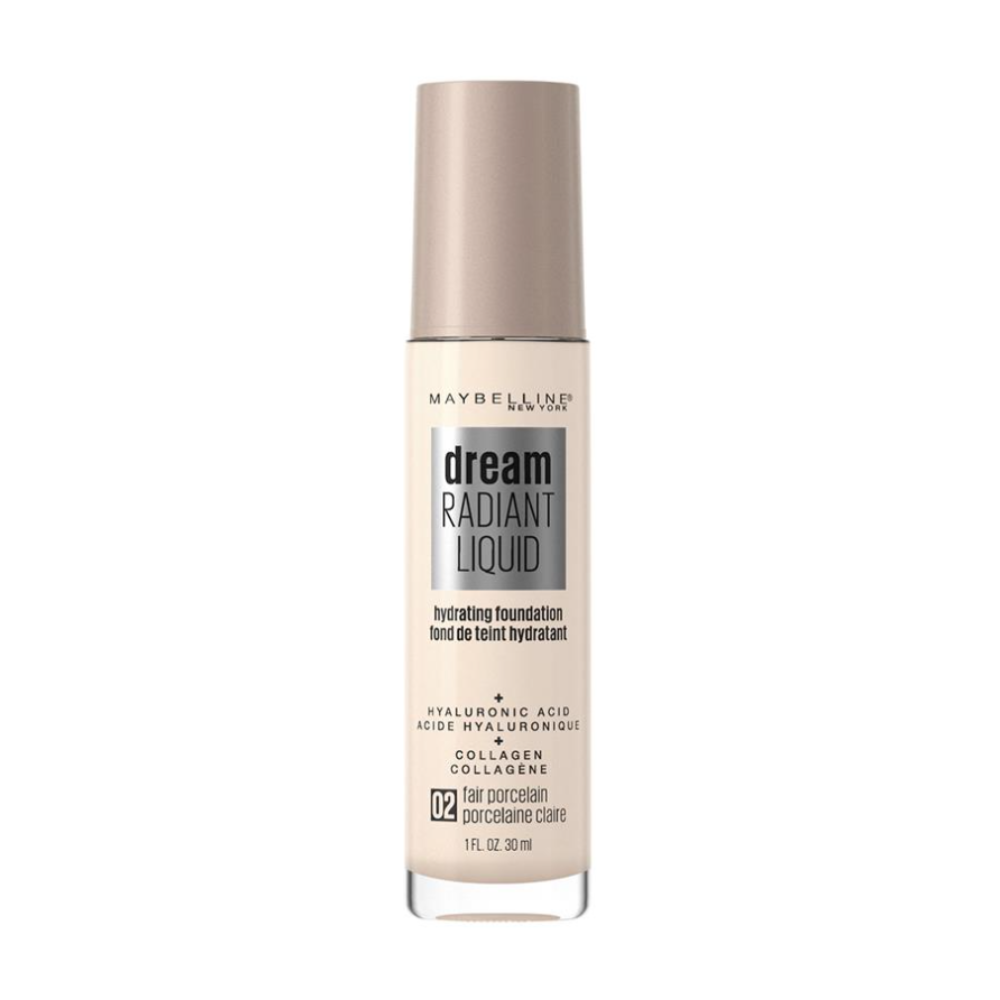 Maybelline Dream Radiant Liquid Foundation 30ml 02 Fair Porcelain