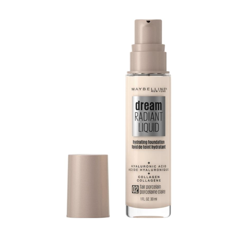 Buy Maybelline Dream Radiant Liquid Foundation 02 Fair Porcelain - Makeup Australia Online Warehouse Store