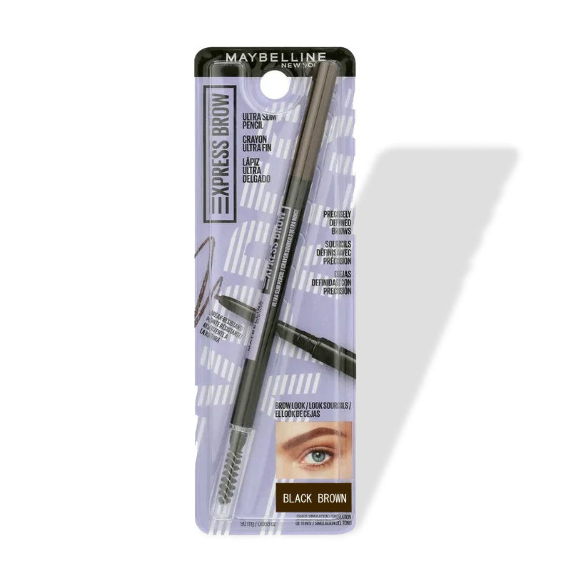 Maybelline Express Brow Ultra Slim Eyebrow Pencil 90mg Black Brown