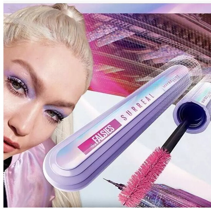 3pk Maybelline The Falsies Surreal Extensions Mascara - 01 Very Black Washable (carded)