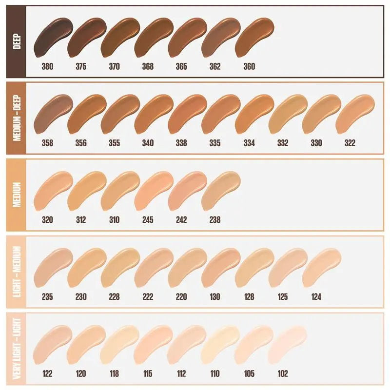 Maybelline Fit Me Matte & Poreless Mattifying Liquid Foundation 122 Creamy Beige