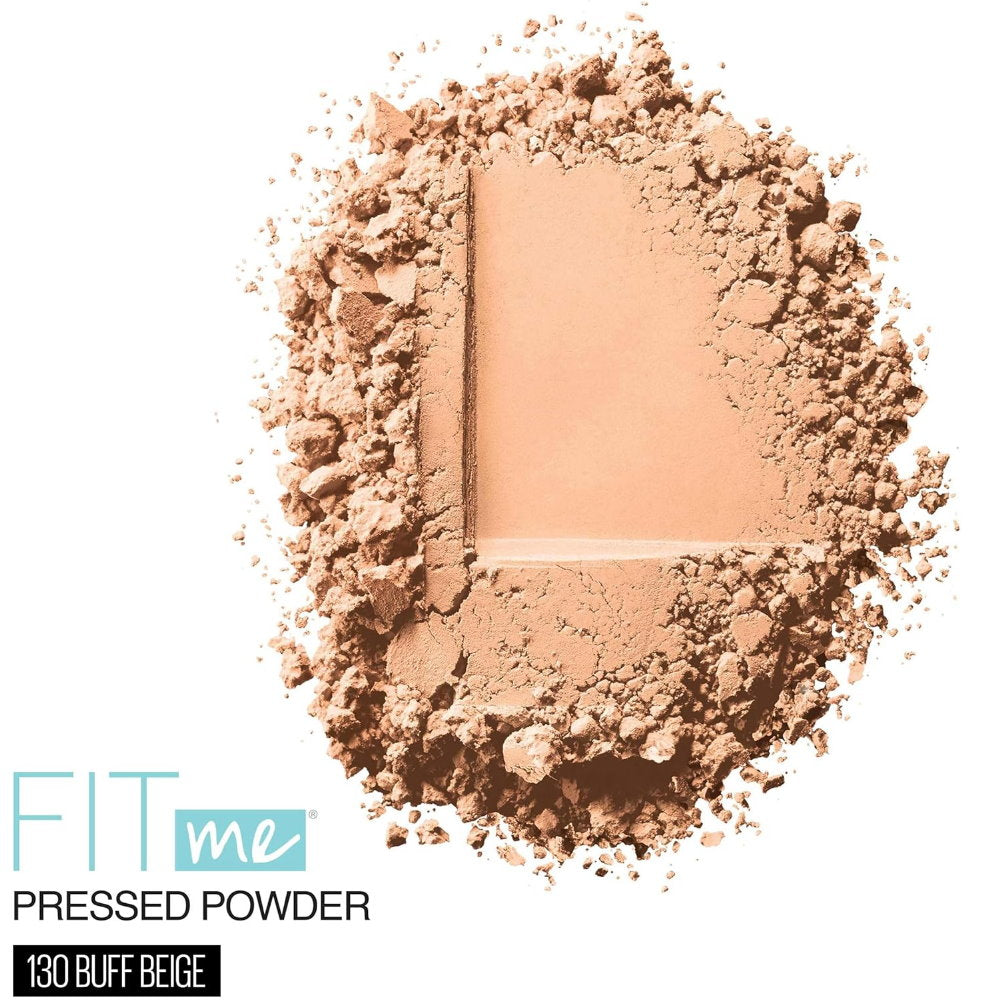 6x Maybelline Fit Me Matte & Poreless Pressed Powder 8.5g 130 Buff Beige