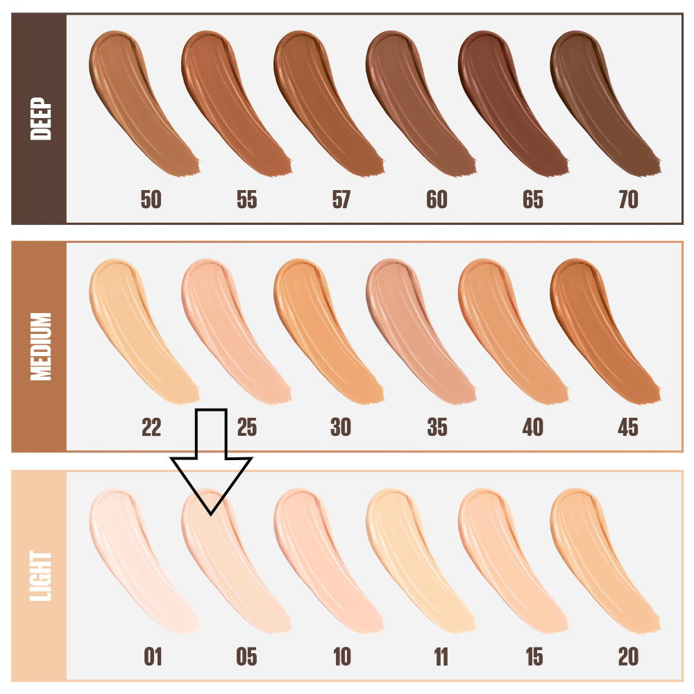 Maybelline Fit Me Natural Coverage Concealer 6.8ml 05 Ivory