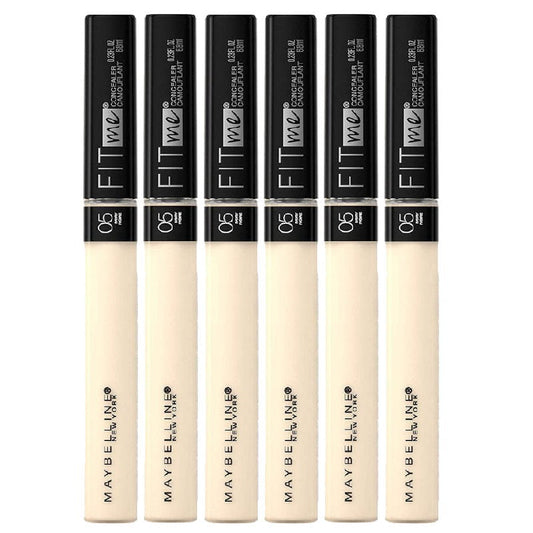 6x Maybelline Fit Me Natural Coverage Concealer - 05 Ivory