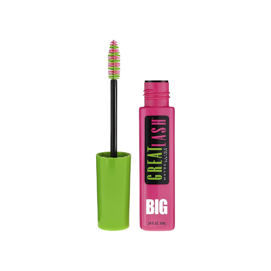 3x Maybelline Great Lash Big Mascara 10ml 130 Blackest Black