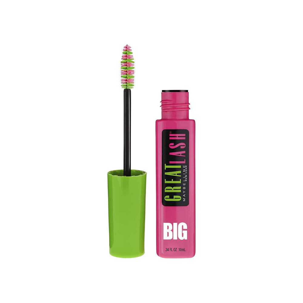 6x Maybelline Great Lash Big Mascara 10ml 130 Blackest Black