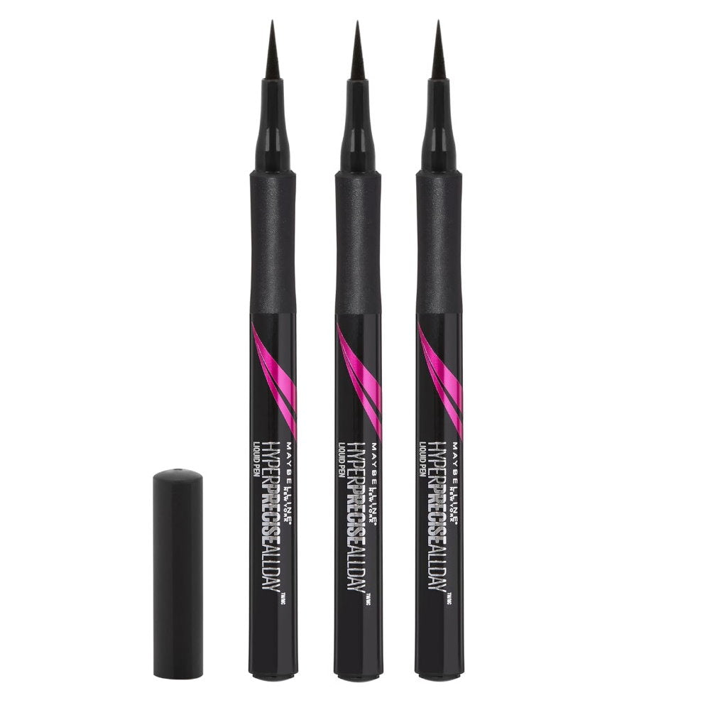 3x Maybelline Hyper Precise All Day Liquid Eyeliner 700 Black