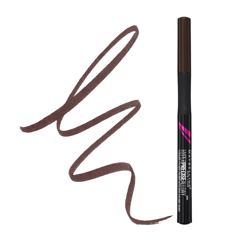 2pk SET Maybelline Hyper Precise All Day Liquid Eyeliner 700 Black + 710 Forest Brown